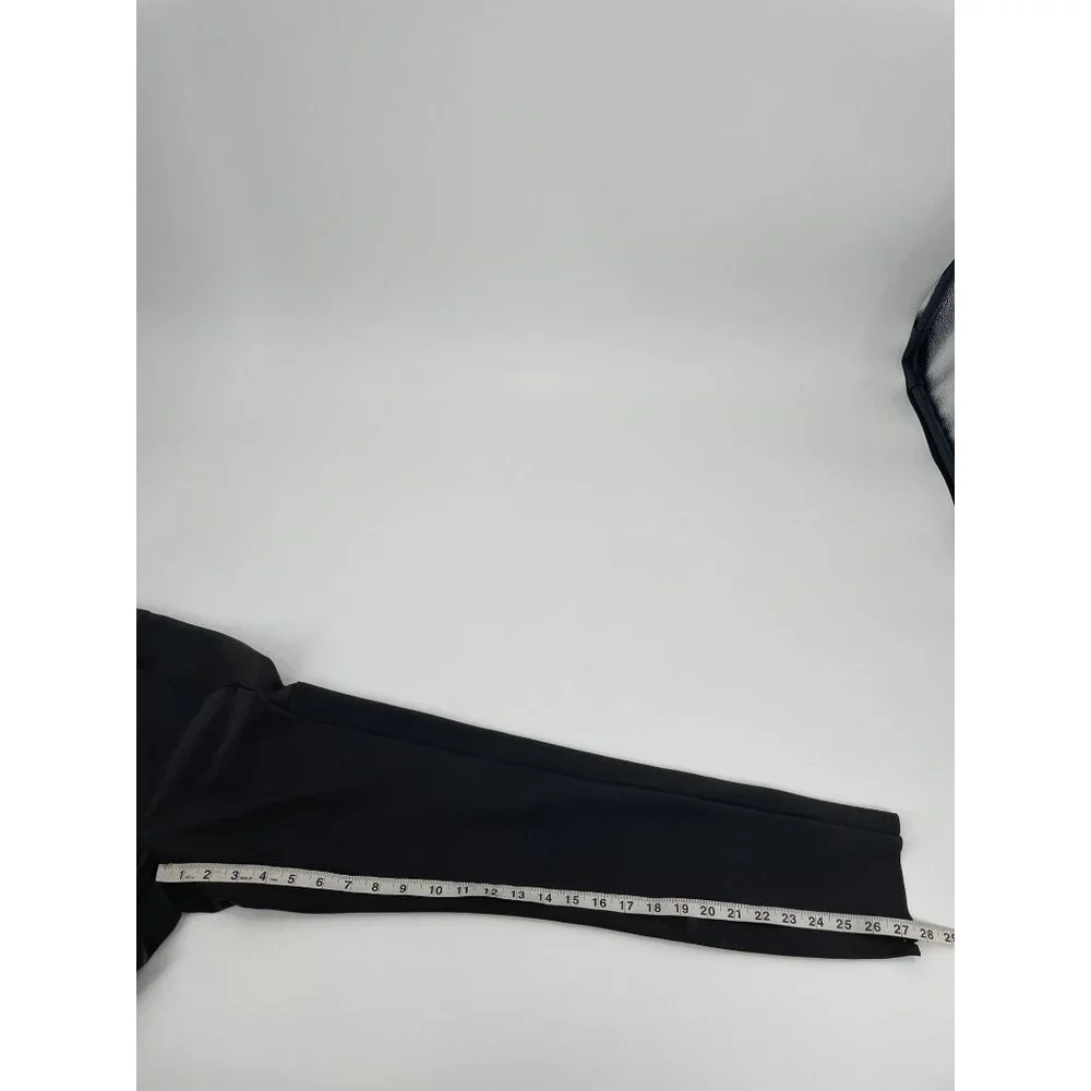 Athleta Stellar Trouser Pants Nylon Spandex Gray Pockets Womens Size 2 Ankle Zip - Picture 9 of 10